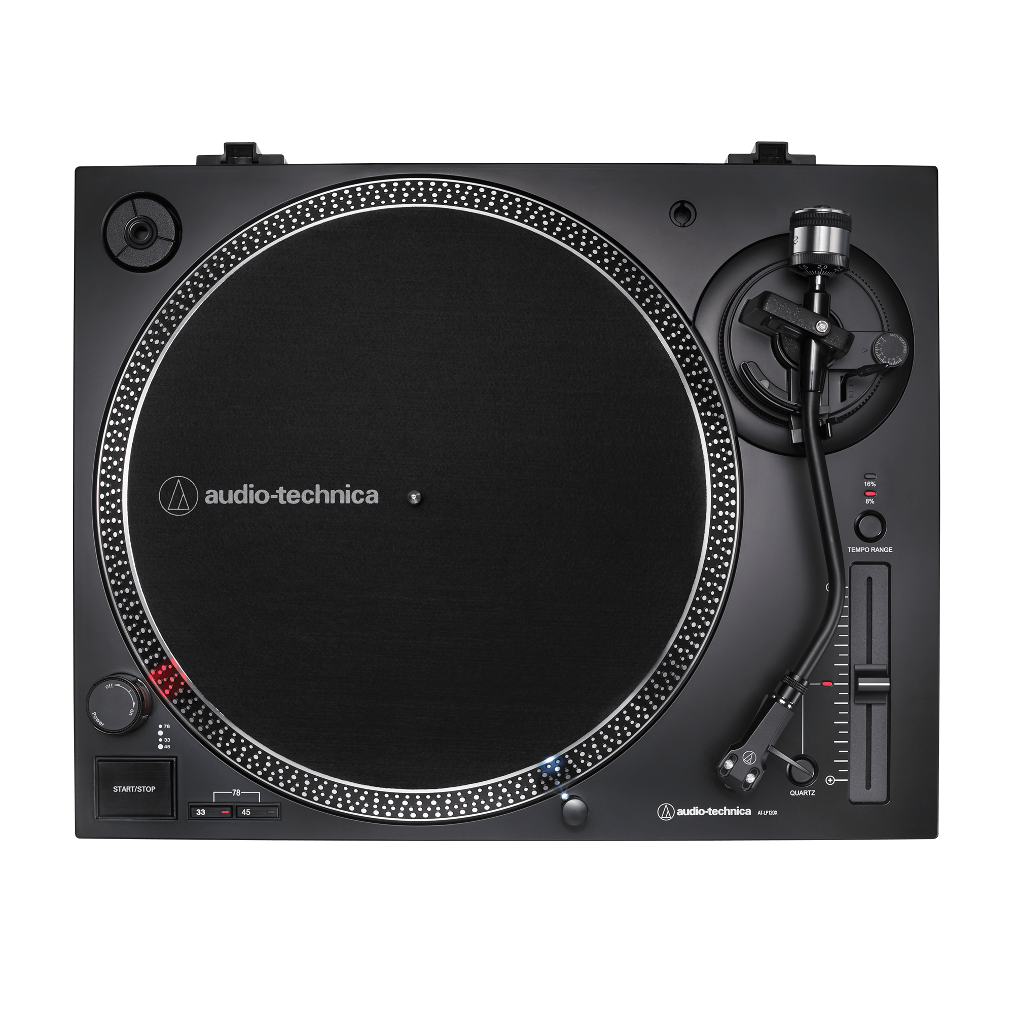 Audio-Technica AT-LP120XUSB Direct-Drive Turntable, Black