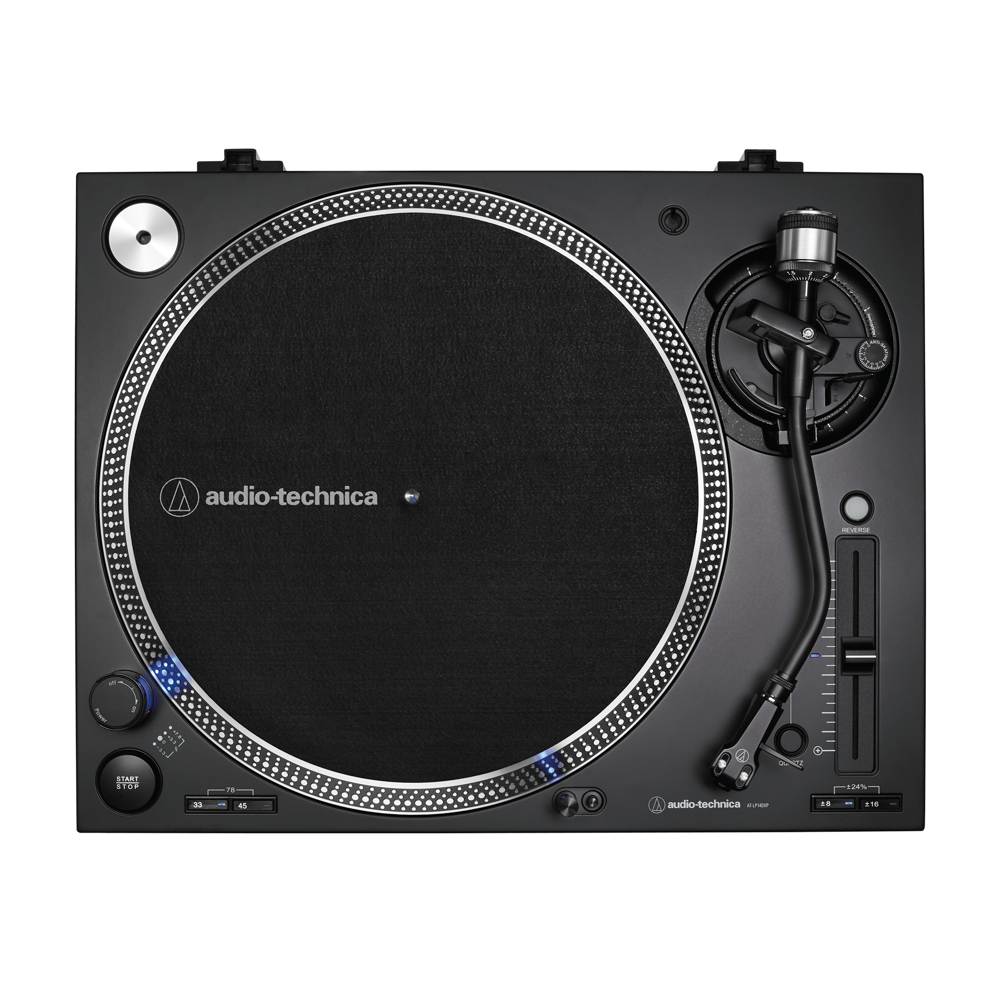 Audio-Technica AT-LP140XP Direct-Drive Turntable, Black