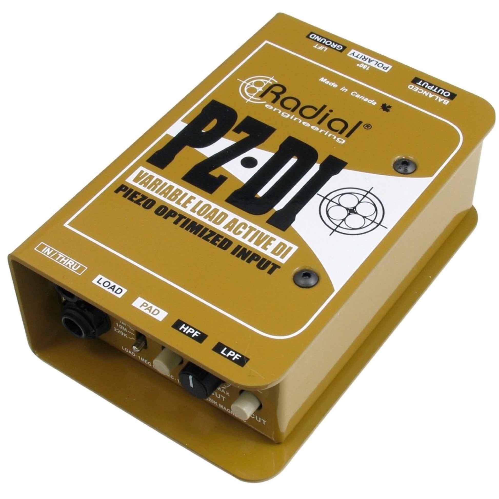Radial PZDI Active DI Direct Box for Acoustic Instruments