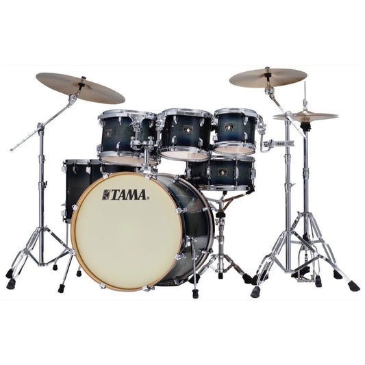 Tama CL72S Superstar Classic Drum Shell Kit, 7-Piece, Dark Indigo Burst