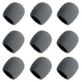 On-Stage Foam Ball-Type Microphone Windscreen, Black, 9-Pack