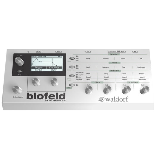 Waldorf Blofeld Desktop Synthesizer, Silver