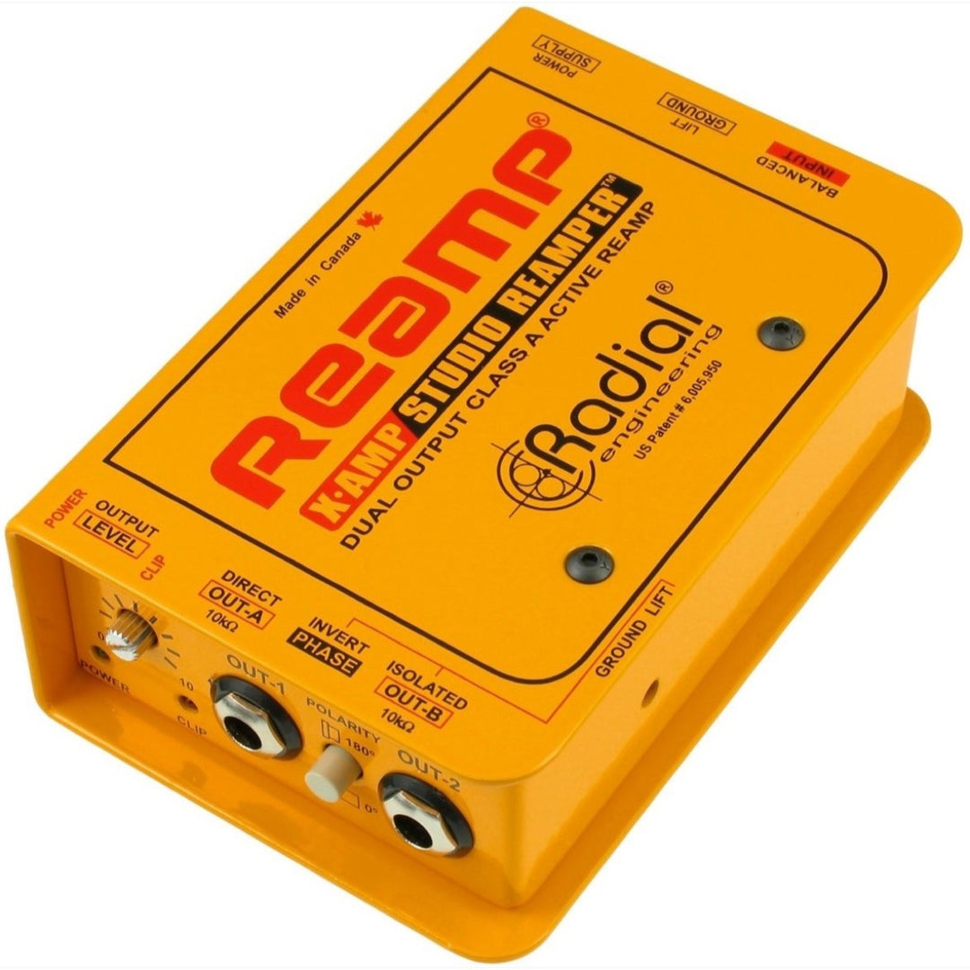 Radial X-AMP Active Re-Amplifier, with J48, X-Amp, Case and Power Supply