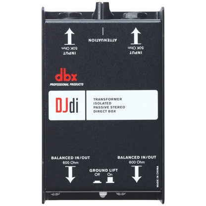 dbx DJDI 2-Channel Transformer Isolated Passive Direct Box