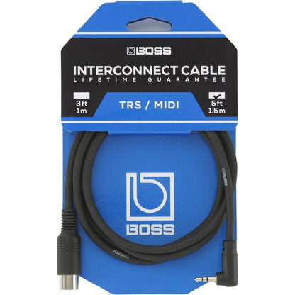 Boss BMIDI-5-35 MIDI Cable, 5 Foot
