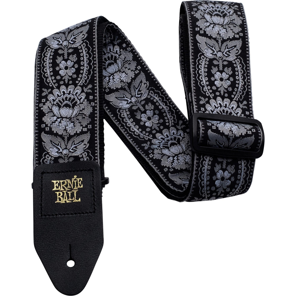 Ernie Ball Jacquard Guitar Strap, Silver Orleans