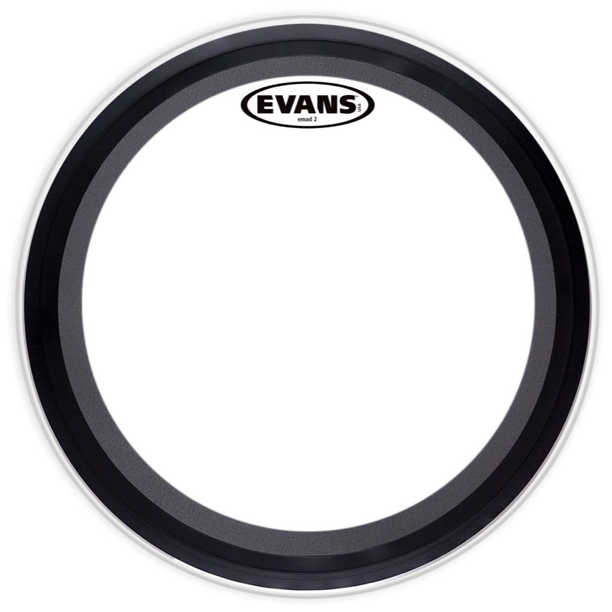 Evans EMAD2 Clear Bass Drumhead, with Genera G1 Coated 14-Inch Drumhead Pack, 22 Inch