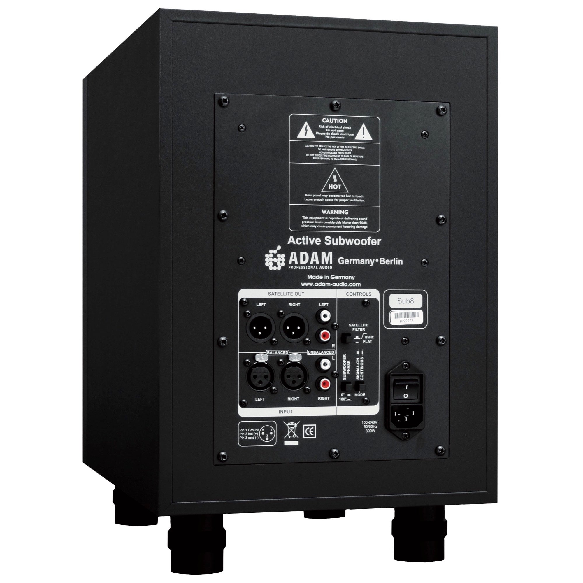 Adam Sub8 Powered Studio Subwoofer