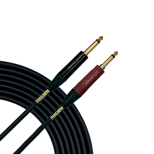 Mogami Gold Instrument Cable with Neutrik Silent Plug, 10 Foot