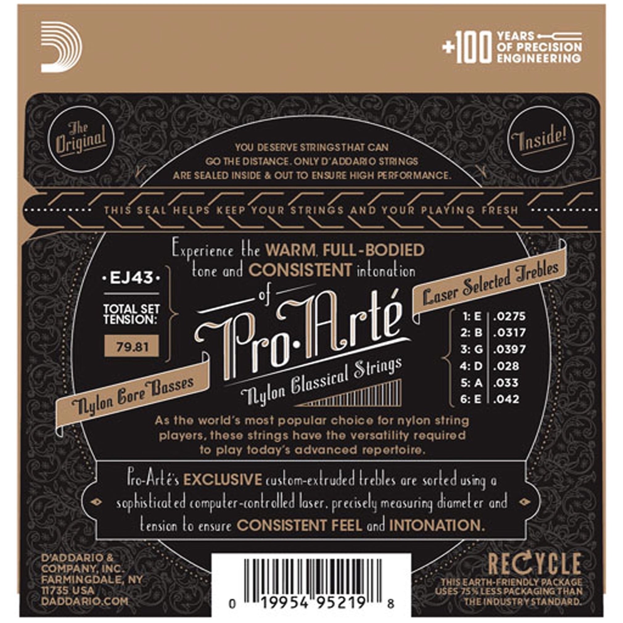 D'Addario EJ43 Pro-Arte Nylon Classical Acoustic Guitar Strings