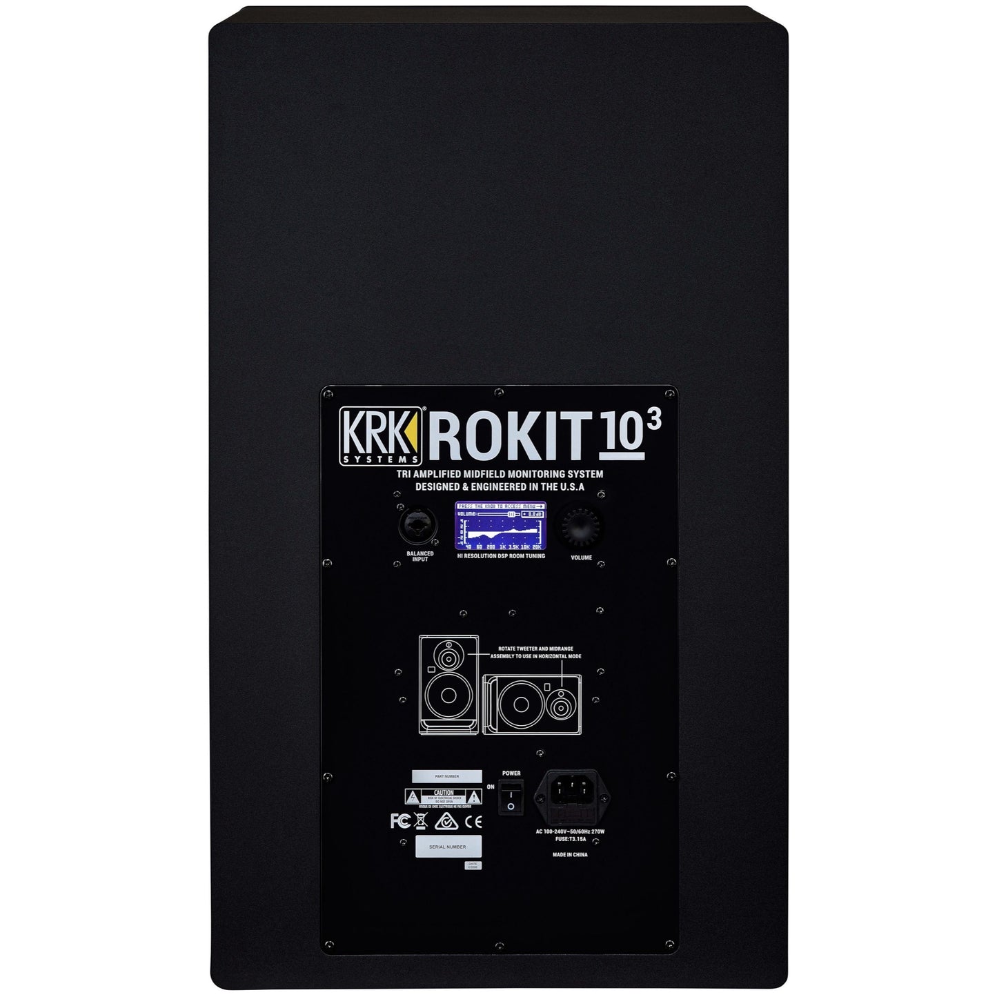 KRK Rokit 10-3 G4 Generation 4 Powered Studio Monitor, Pair