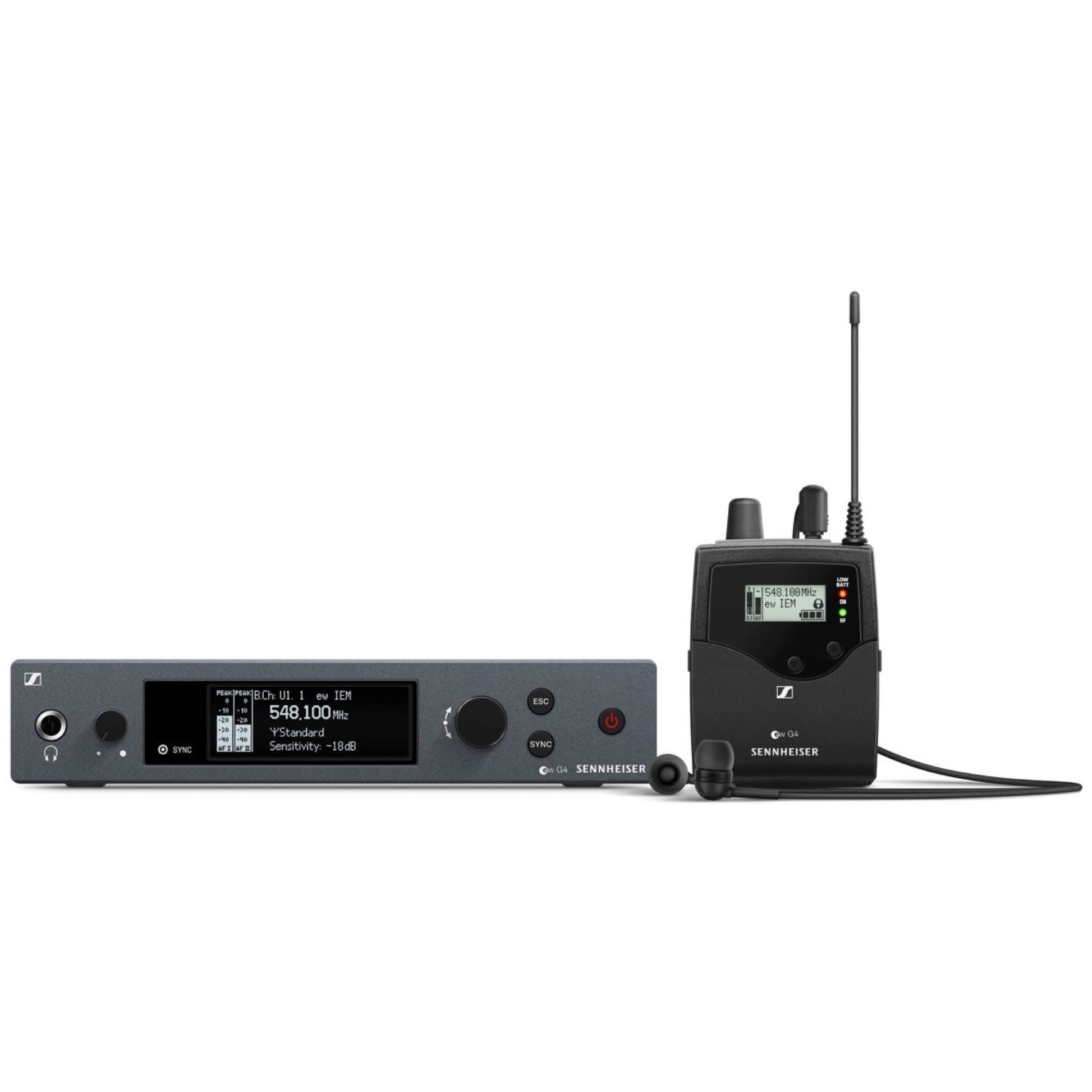 Sennheiser EW IEM G4 Wireless In-Ear Monitor System, Band A (516-558 MHz)