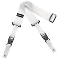 DiMarzio Nylon ClipLock Guitar Strap, White, DD2200N
