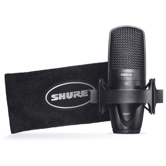 Shure SM27 Multi-Purpose Condenser Microphone, SM27 SC, with Shockmount