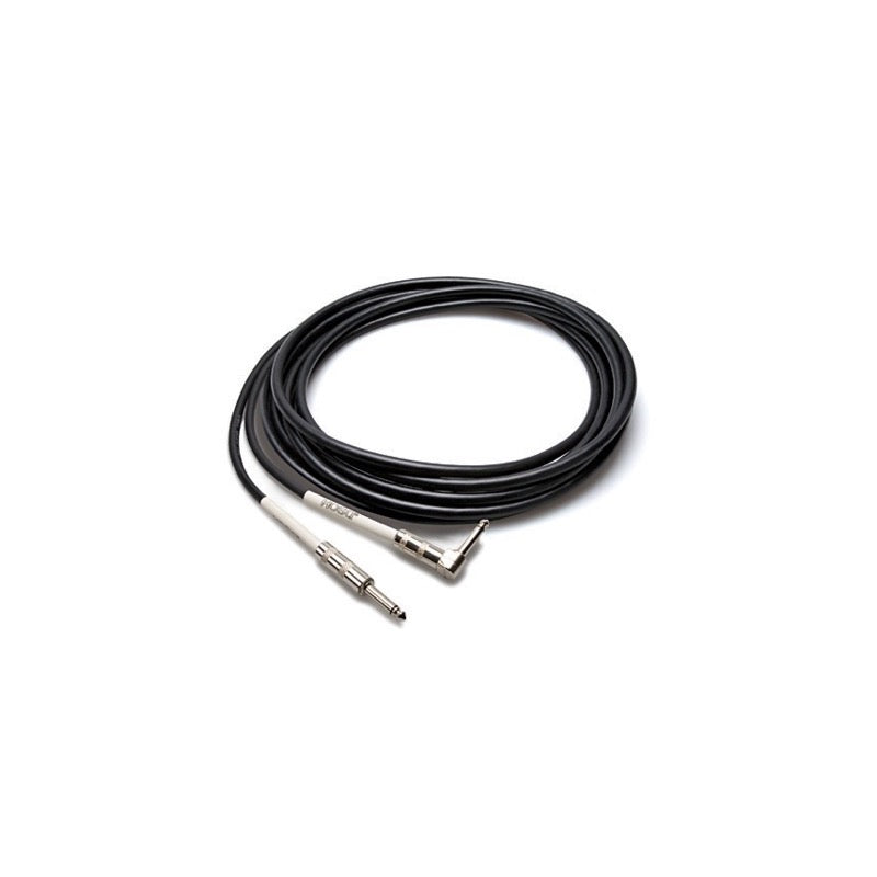 Hosa GTR Instrument Cable with Right Angle Plug, GTR225R, 25 Foot
