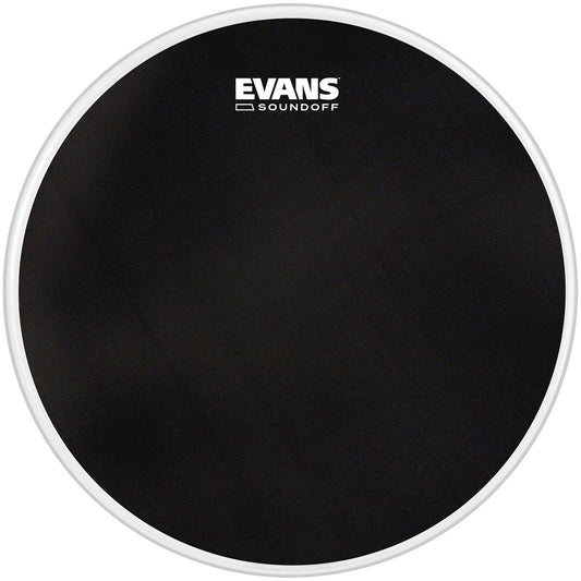Evans SoundOff Bass Batter Mesh Drumhead, Black, 22 Inch