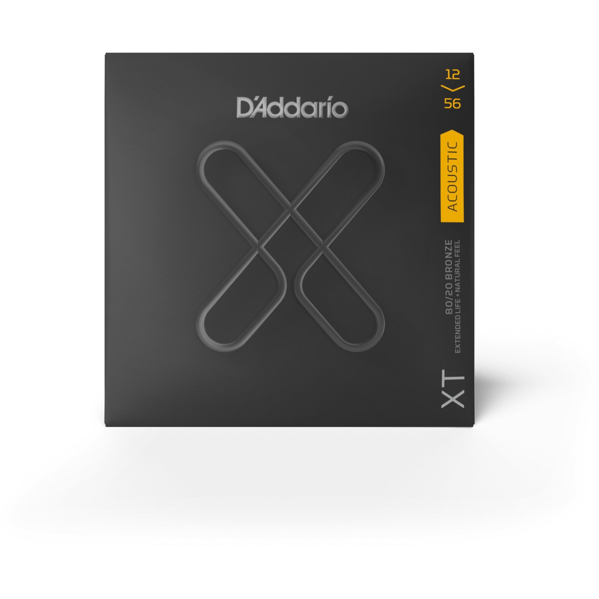 D'Addario XTABR1256 Light Top/Medium Bottom 80/20 Bronze Acoustic Guitar Strings