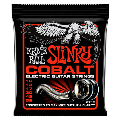 Ernie Ball Skinny Top Heavy Bottom Slinky Cobalt Electric Guitar Strings, 2715, 19268