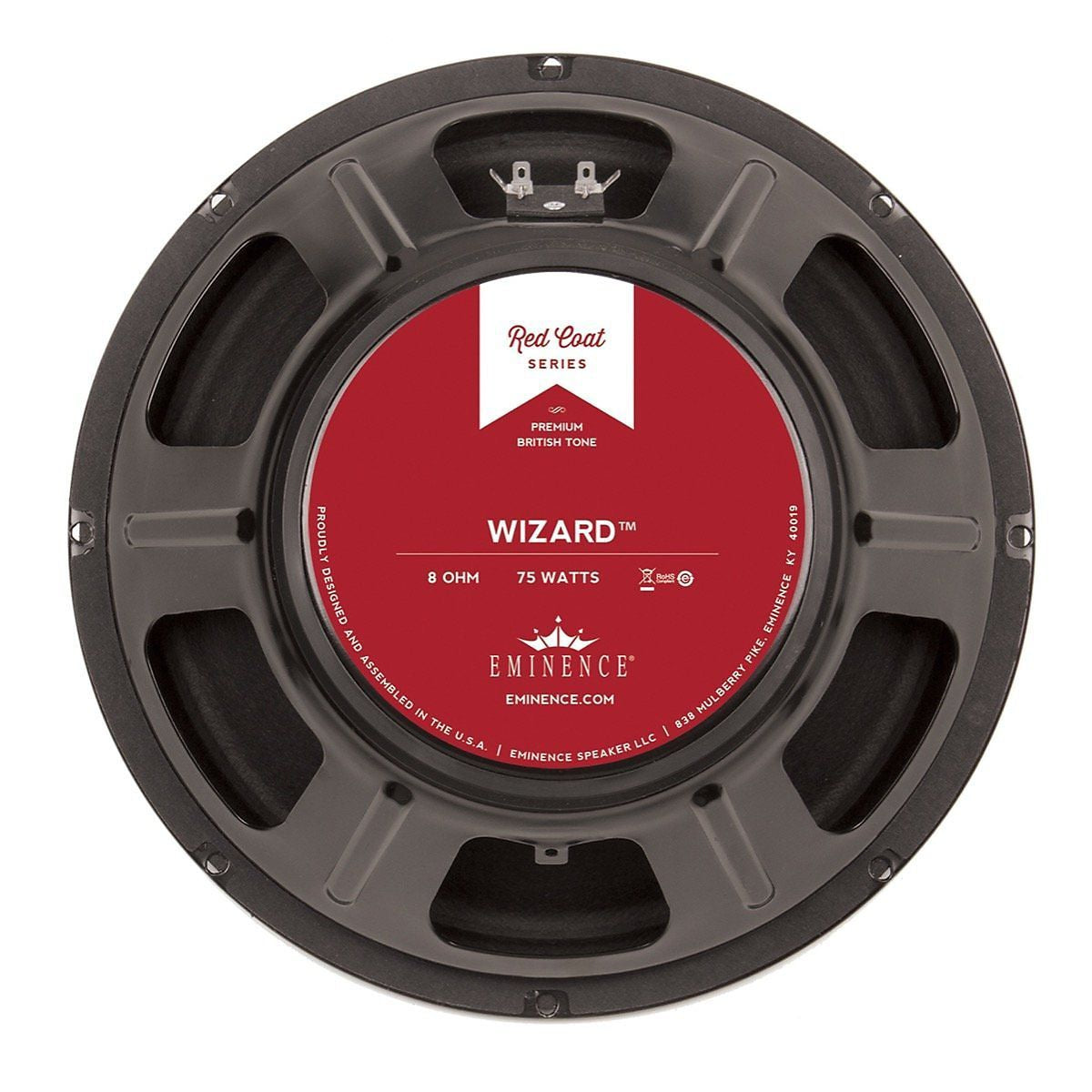 Eminence Wizard 8 Guitar Speaker (75 Watts, 12 Inch), 8 Ohms