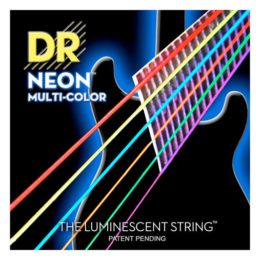 DR Strings NEON Multi-Color Electric Guitar Strings, NMCE-10, 17076