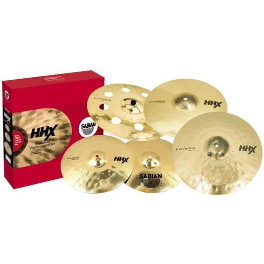 Sabian HHX Evolution Cymbal Package, with Free 18 Inch Ozone Crash Cymbal