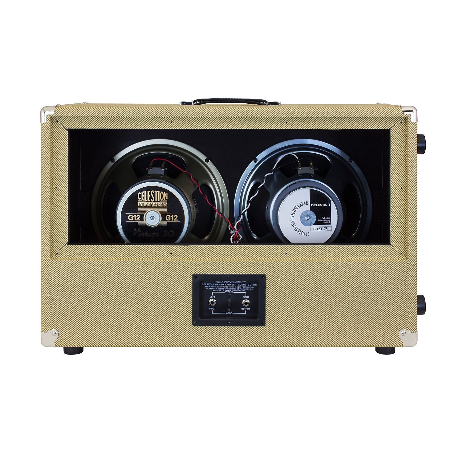 Peavey 212-C Guitar Speaker Cabinet (120 Watts, 2x12 Inch), 16 Ohms