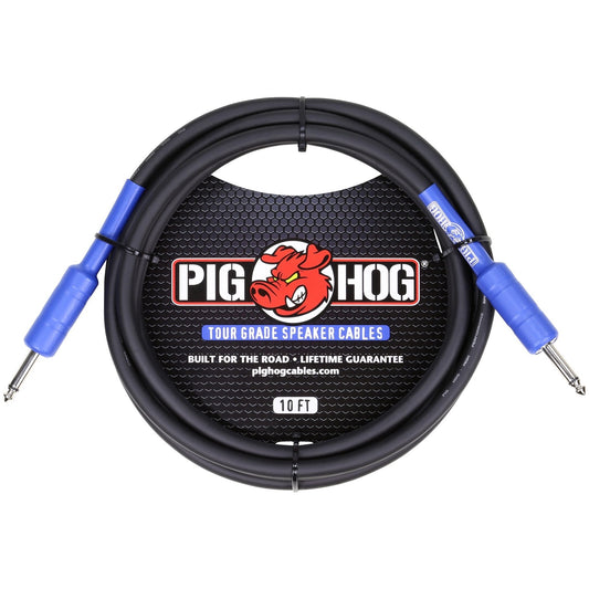 Pig Hog 1/4 Inch Speaker Cable, 10 Foot