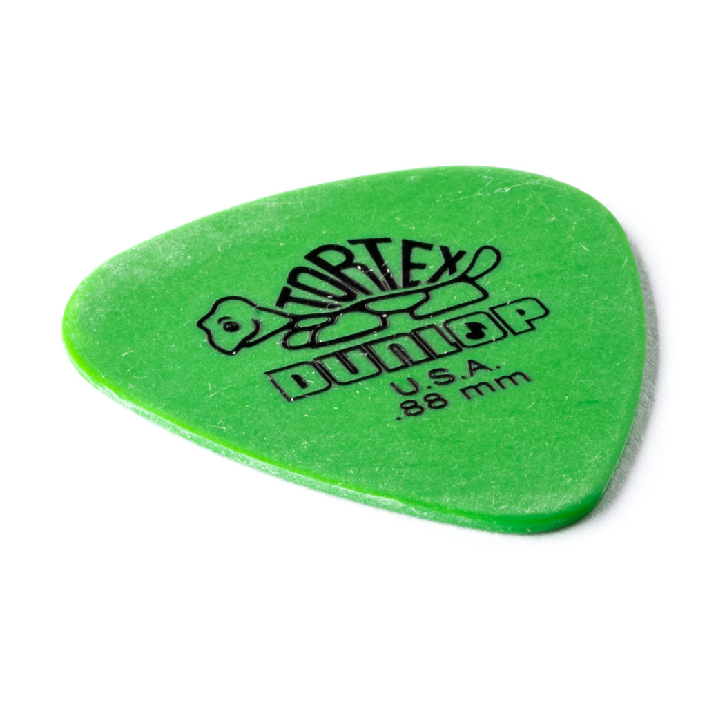 Dunlop Tortex Standard Picks (12-Pack), Green, .88mm