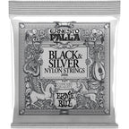 Ernie Ball Ernesto Palla Nylon Classical Guitar Strings, 2406, Black and Silver