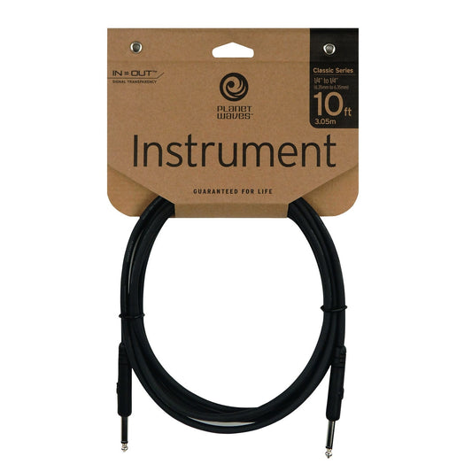 Planet Waves Classic Series Instrument Cable, 10 Foot
