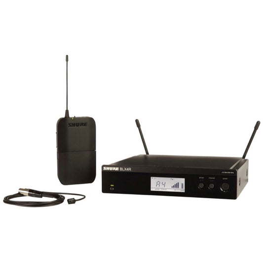 Shure BLX14R/W93 Wireless Lavalier Microphone System, Band H10 (542-572 MHz)