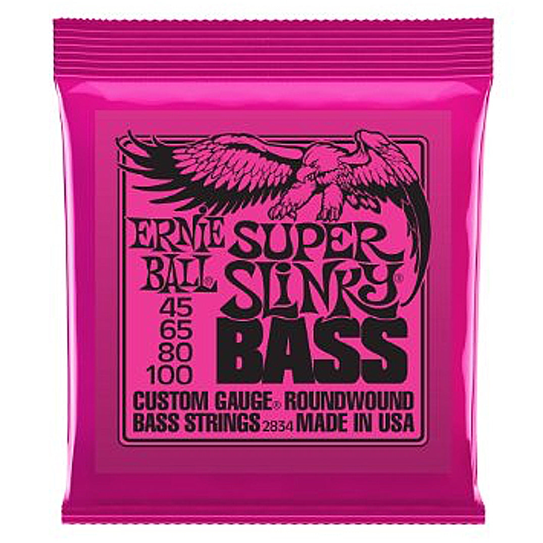 Ernie Ball P02834 Nickel Wound Super Slinky Electric Bass Strings