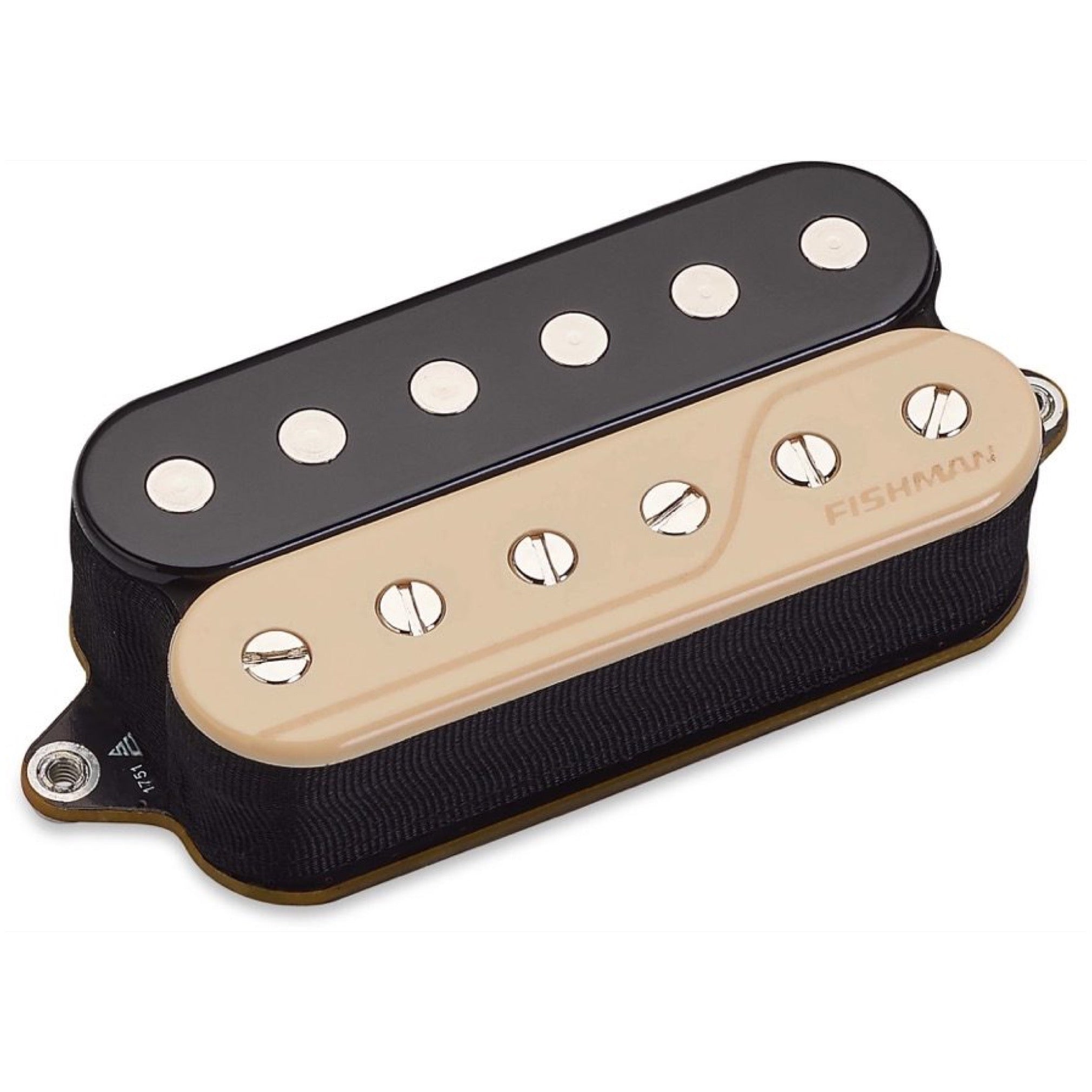 Fishman Open Core Fluence Classic Humbucker Pickup, Zebra, Bridge