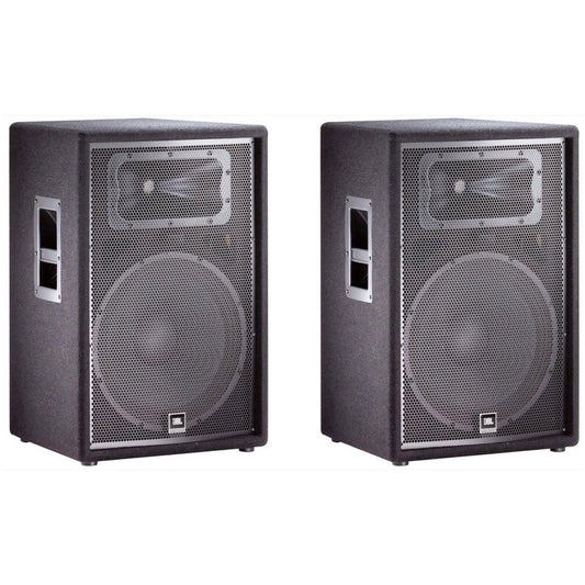 JBL JRX215 2-Way PA Passive, Unpowered Speaker, Pair