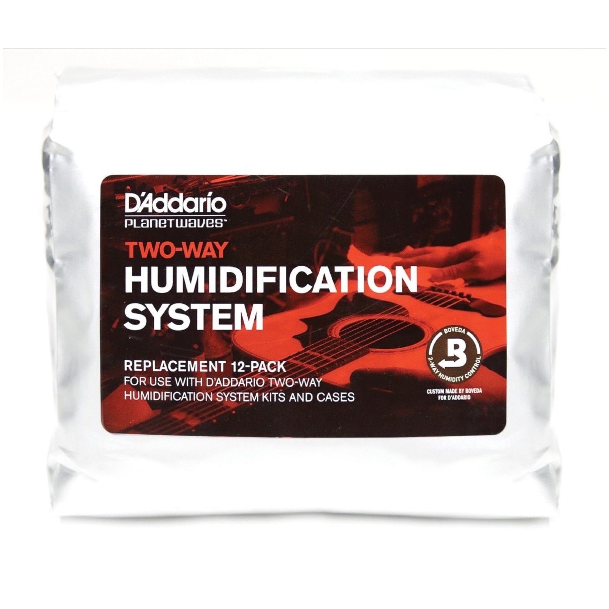 D'Addario PWHPRP12 Humidipak Replacement, 12-Pack