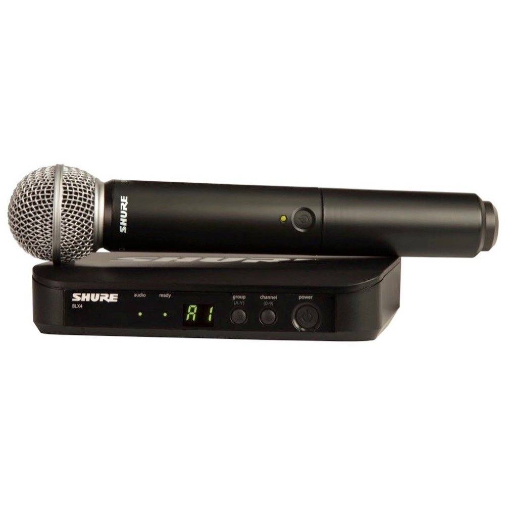 Shure BLX24/SM58 Handheld Wireless SM58 Microphone System, Band H9 (512-542 MHz)