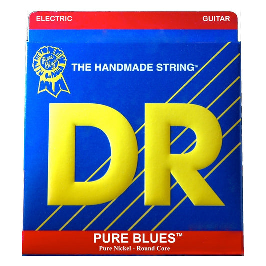 DR Strings Pure Blues Nickel Electric Guitar Strings, PHR-10, Medium, 17076