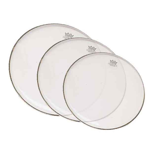 Remo Clear Ambassador Tom Drumhead Pack, Pack 1, 10, 12, and 14 Inch