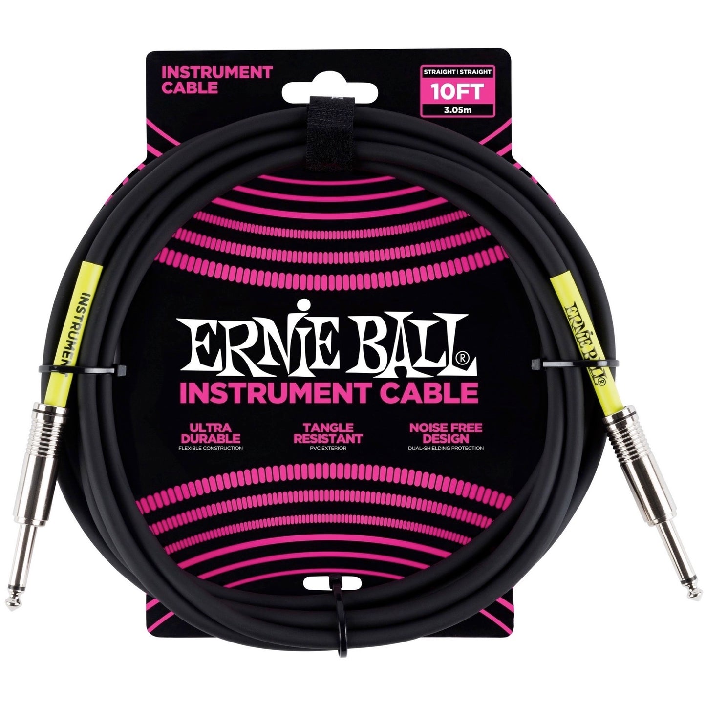 Ernie Ball Instrument Cable, 10 Foot