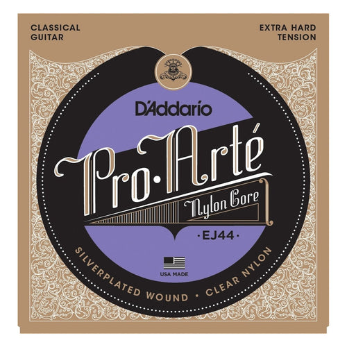 D'Addario Pro Arte Classical Guitar Strings, EJ44, Extra Hard Tension