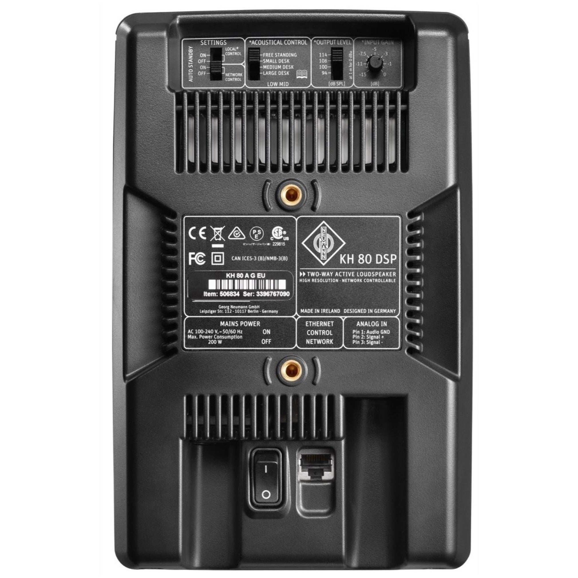 Neumann KH 80 DSP Active Studio Monitor, Single