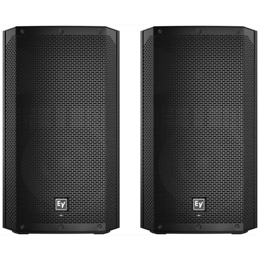 Electro-Voice ELX200-12P Powered Speaker (1200 Watts), Black, Pair