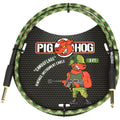 Pig Hog Vintage Series Patch Cable, Camouflage, 3 Foot Straight