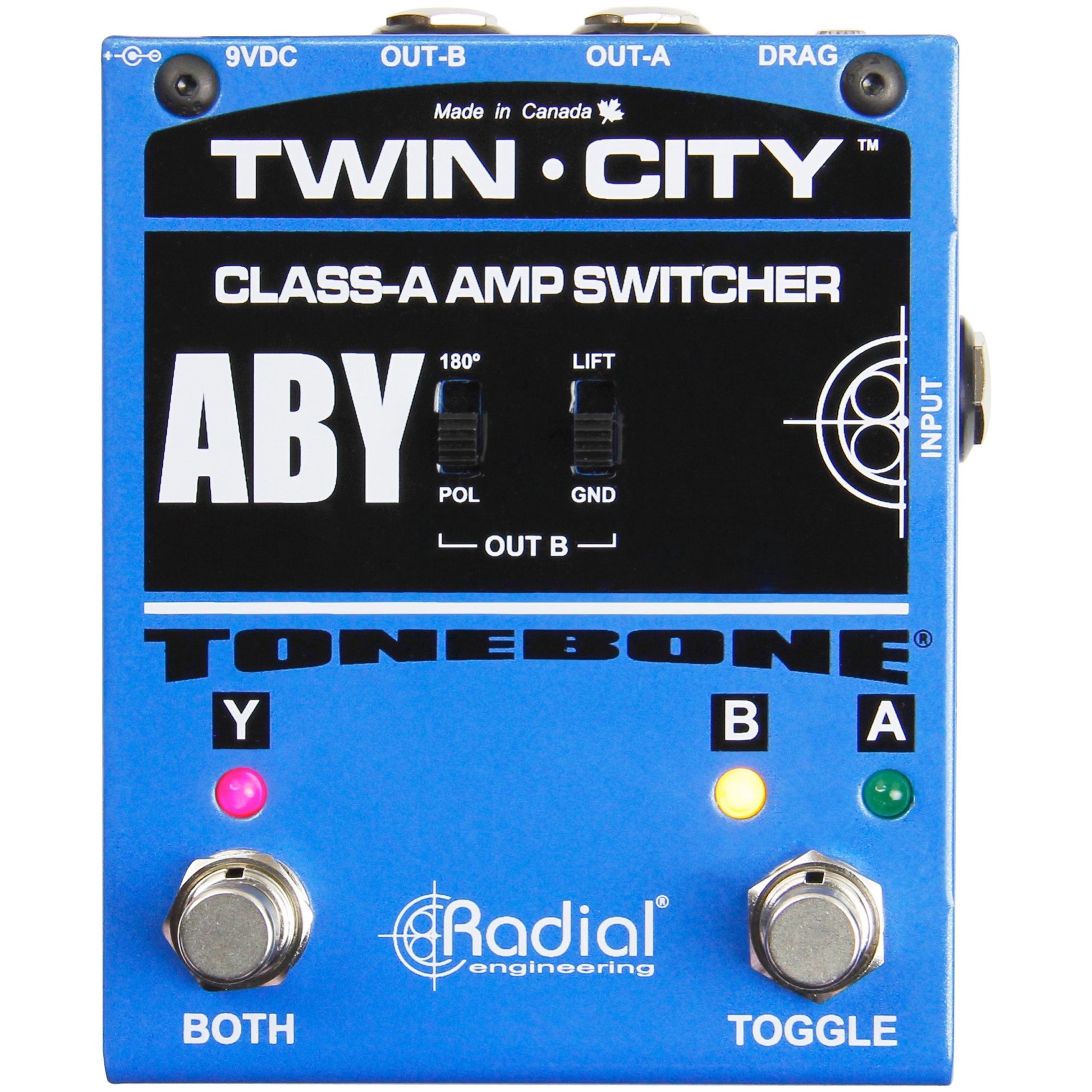 Radial Twin City Bones ABY Switcher Pedal