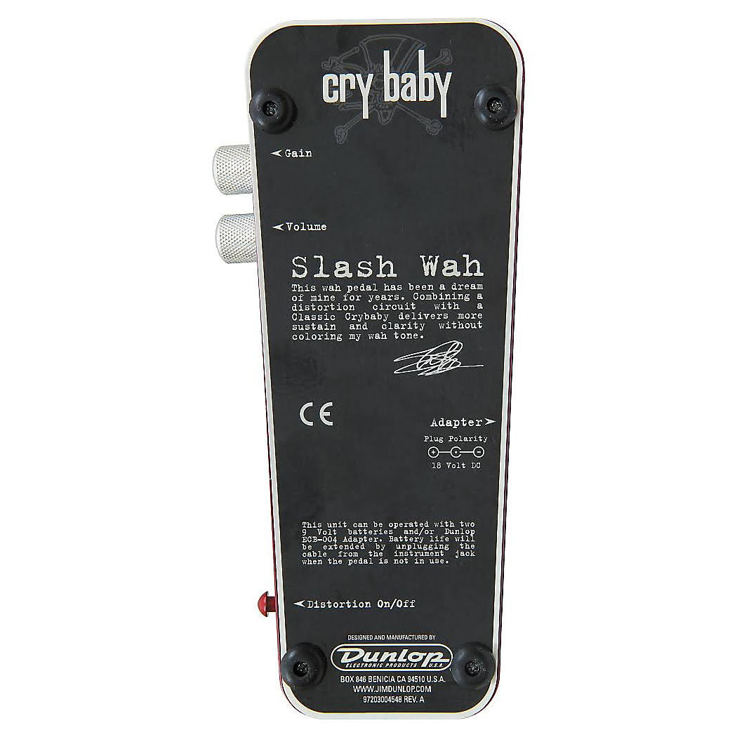 Dunlop SW95 Crybaby Slash Wah Pedal