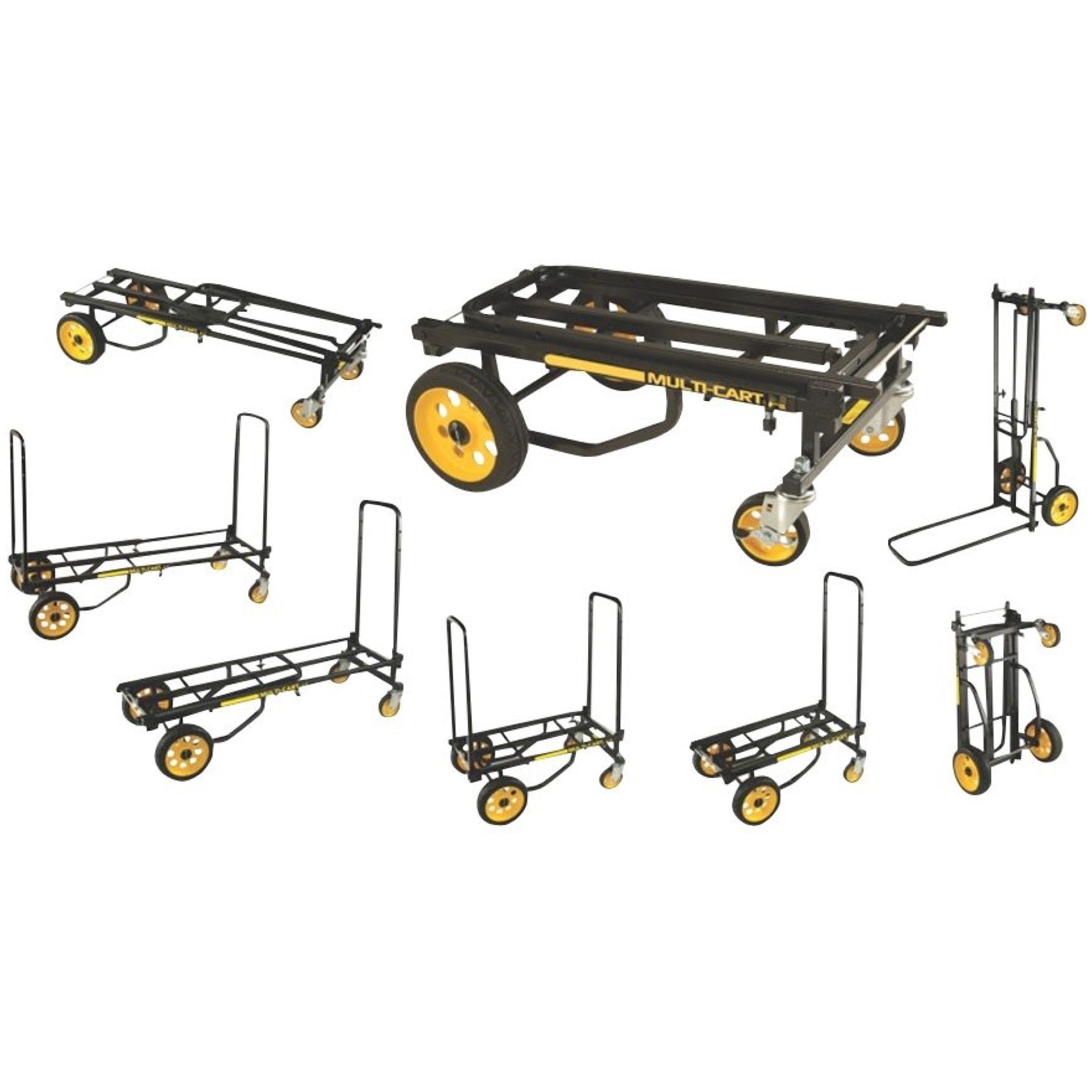 RocknRoller Multi-Cart Equipment Cart with R-Trac Wheels, R8RT