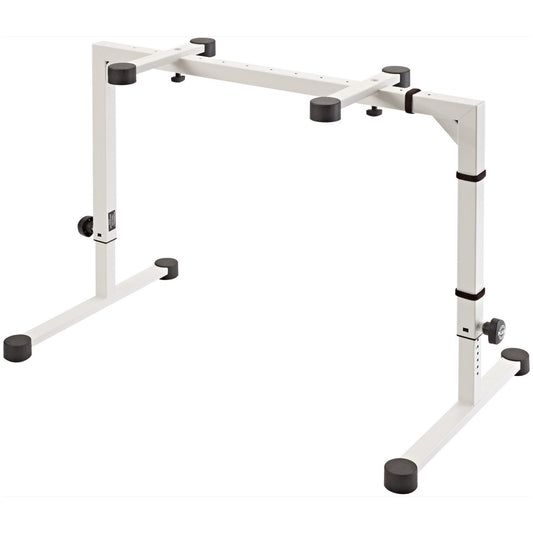 K&M Omega Table-Style Keyboard Stand, White