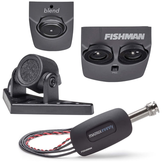 Fishman Matrix Infinity Mic Blend Pickup and Preamp System, Wide