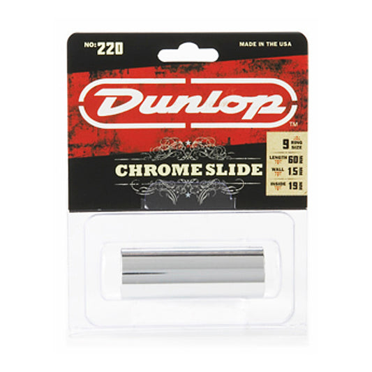 Dunlop 220 Chrome Steel Guitar Slide