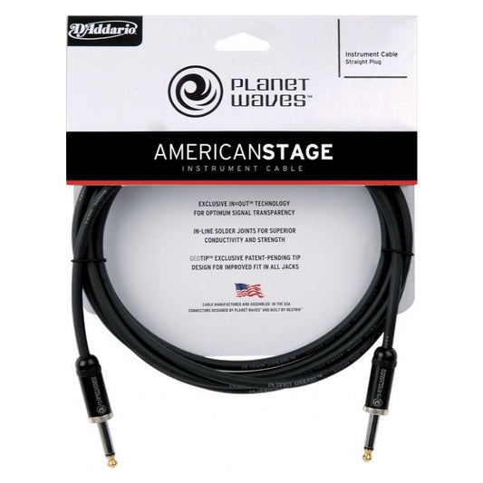 Planet Waves American Stage Instrument Cable, 15 Foot